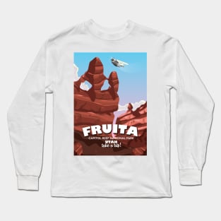 Fruita Utah travel poster Long Sleeve T-Shirt